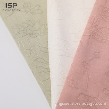 Feste Farbe atmungsaktives, weiches JCquard gewebter Stoff